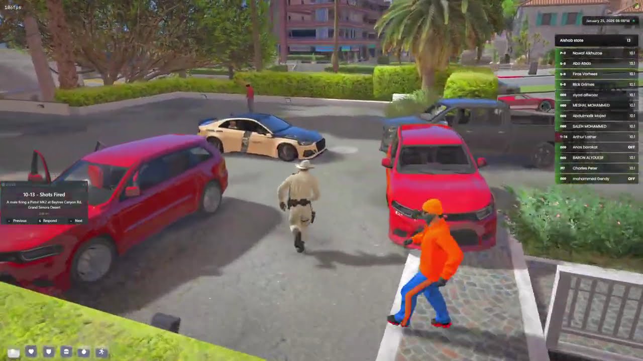 بث تمنا ابو عبدو فايت شرطة لوس 🔥🔥🔥