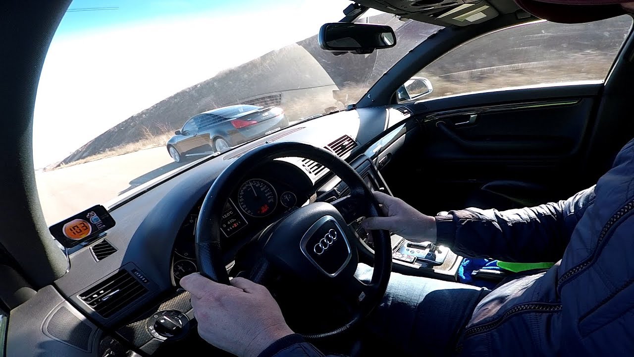 Audi S4 (4.2)   vs   Infiniti G37s  ...  Батл  