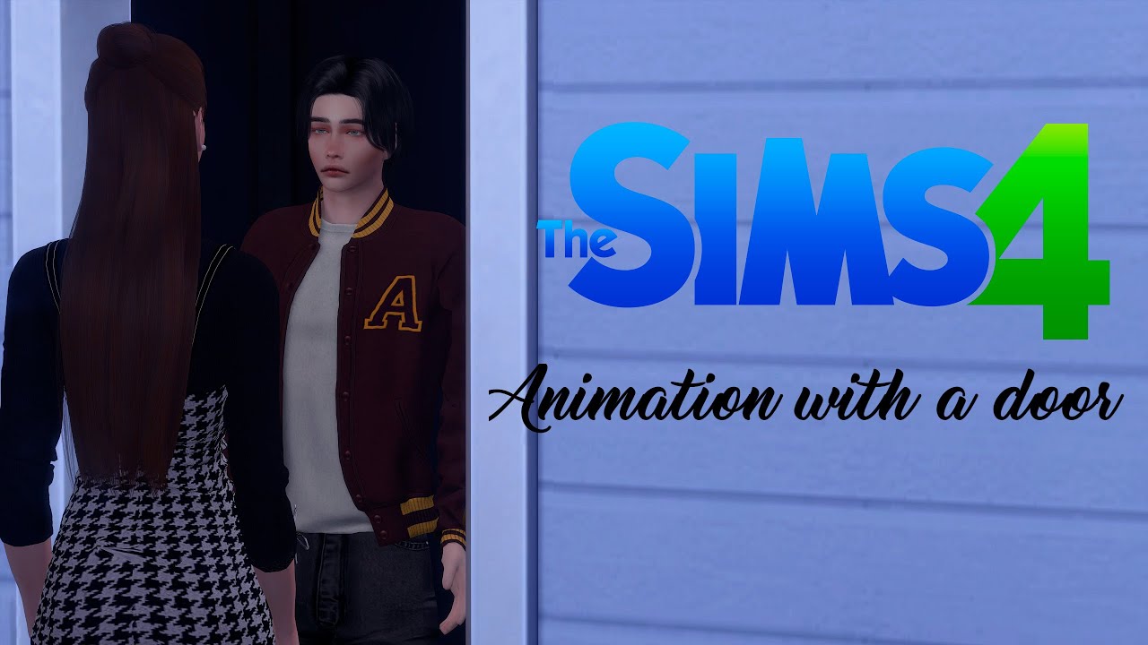 The Sims 4 Animation with a door (free)