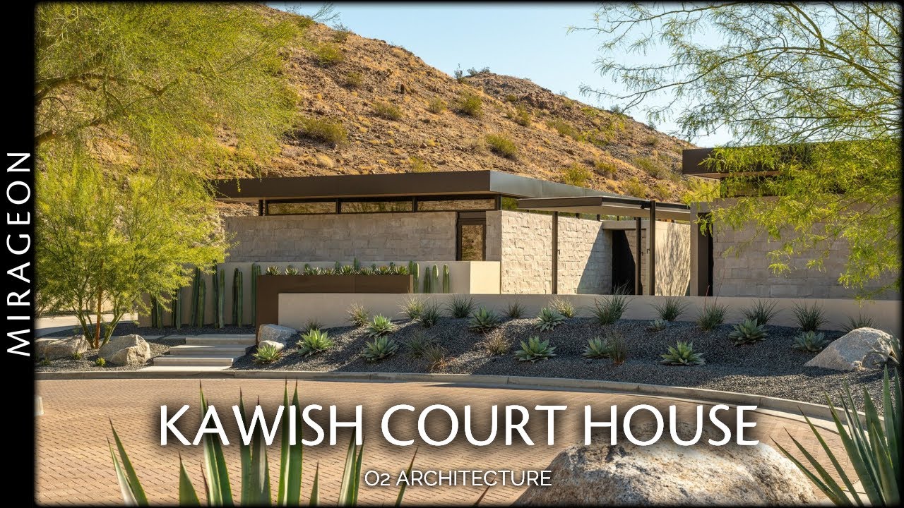 Внутренние дворы: вневременная стратегия в доме в пустыне | Kawish Court House