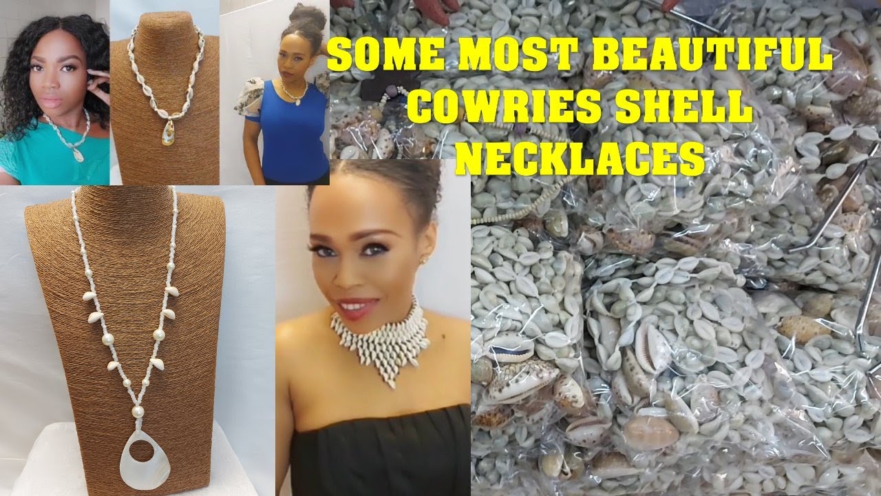 SOME MOST BEAUTIFUL COWRIES SHELL NECKLACES DESIGNS. #cowries shell #Necklaces designs