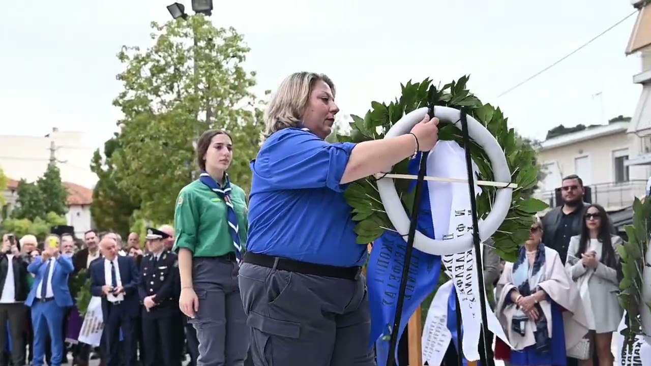 Κατάθεση στεφάνων - παρέλαση 25η Μαρτίου 2025 στη Νέα Φιλαδέλφεια