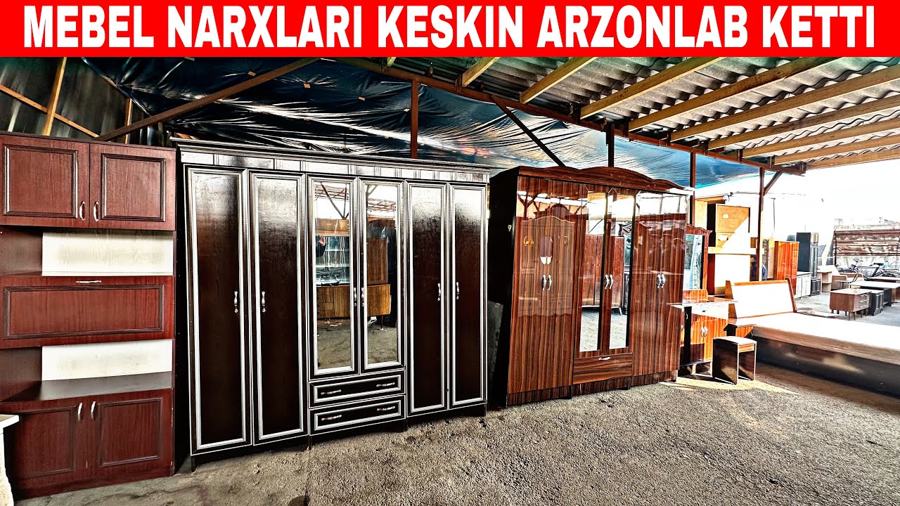 ISHLATILGAN MEBELLAR NARXLARLAR KESKIN ARZONLAB KETTI 