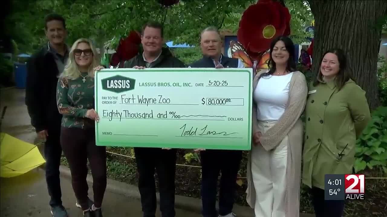 Lassus raises $80K for Fort Wayne Zoo