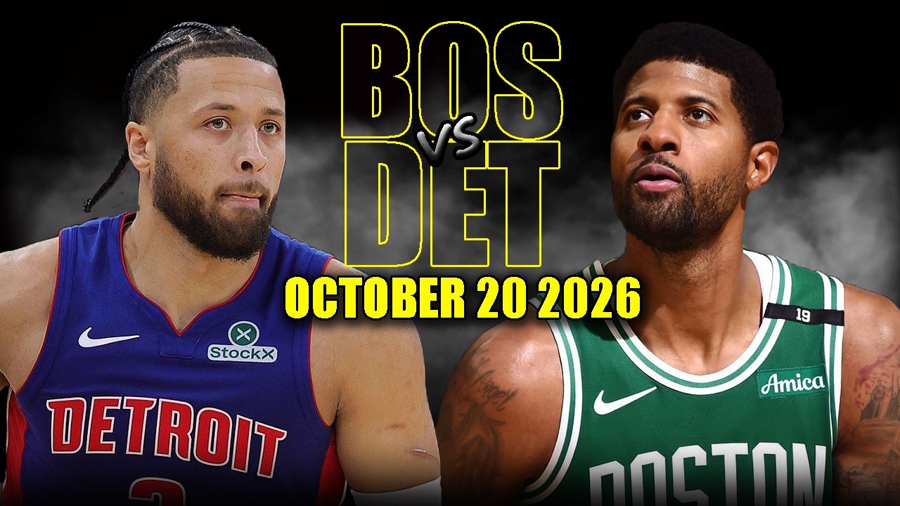 Boston Celtics vs Detroit Pistons Full Game Highlights - October 20, 2026 | NBA Season