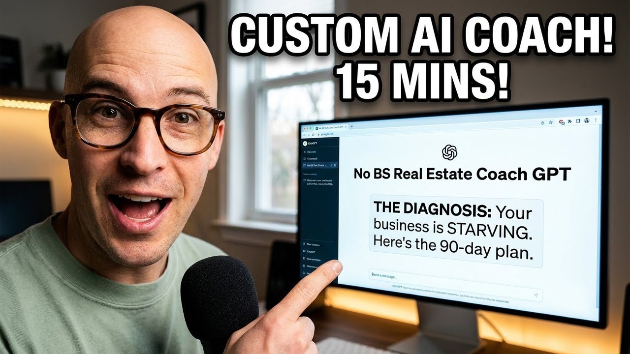 AI Real Estate Coach (FREE) – Build Your Own Custom GPT in 15 Minutes