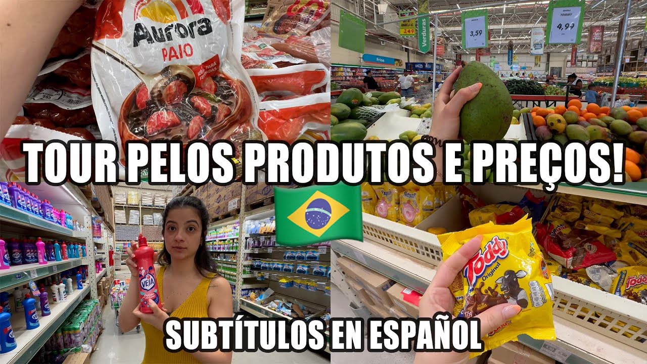 Preços em um supermercado brasileiro 2023!
