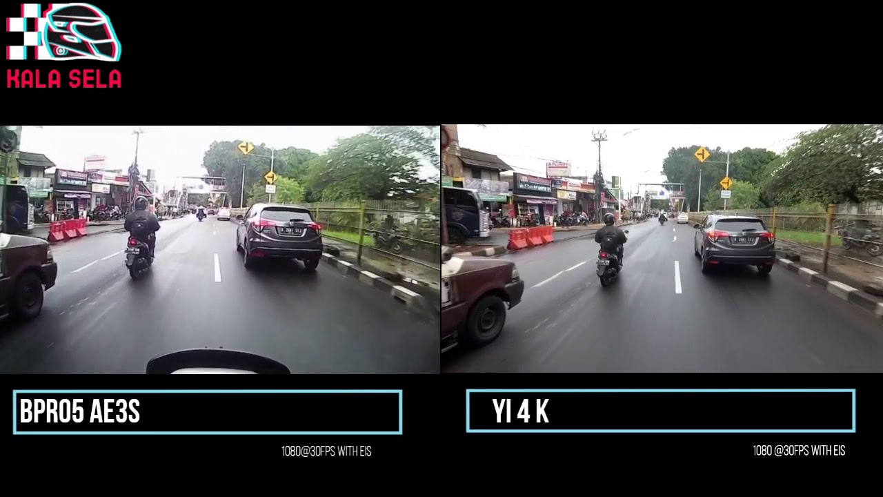 BRICA BPRO 5 AE 3 S VS XIAOMI YI 4K