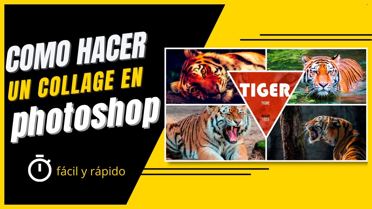 🙌Como hacer un ✔COLLAGE en Photoshop – DESDE CERO