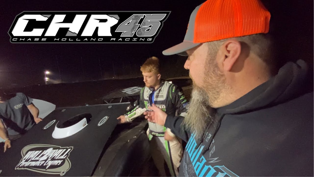 I WRECKED the Crate Late Model the first night out...