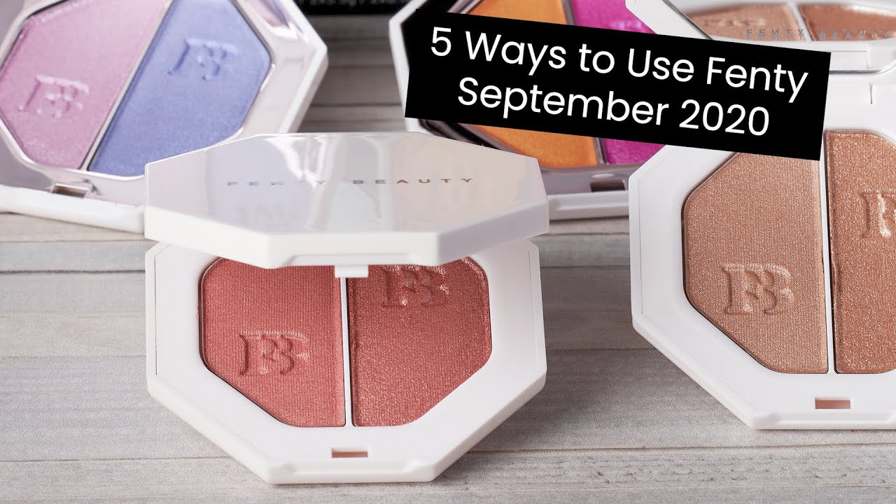 5 Ways To Use Fenty Beauty Killawatt Freestyle Highlighters || September 2020 Boxycharm