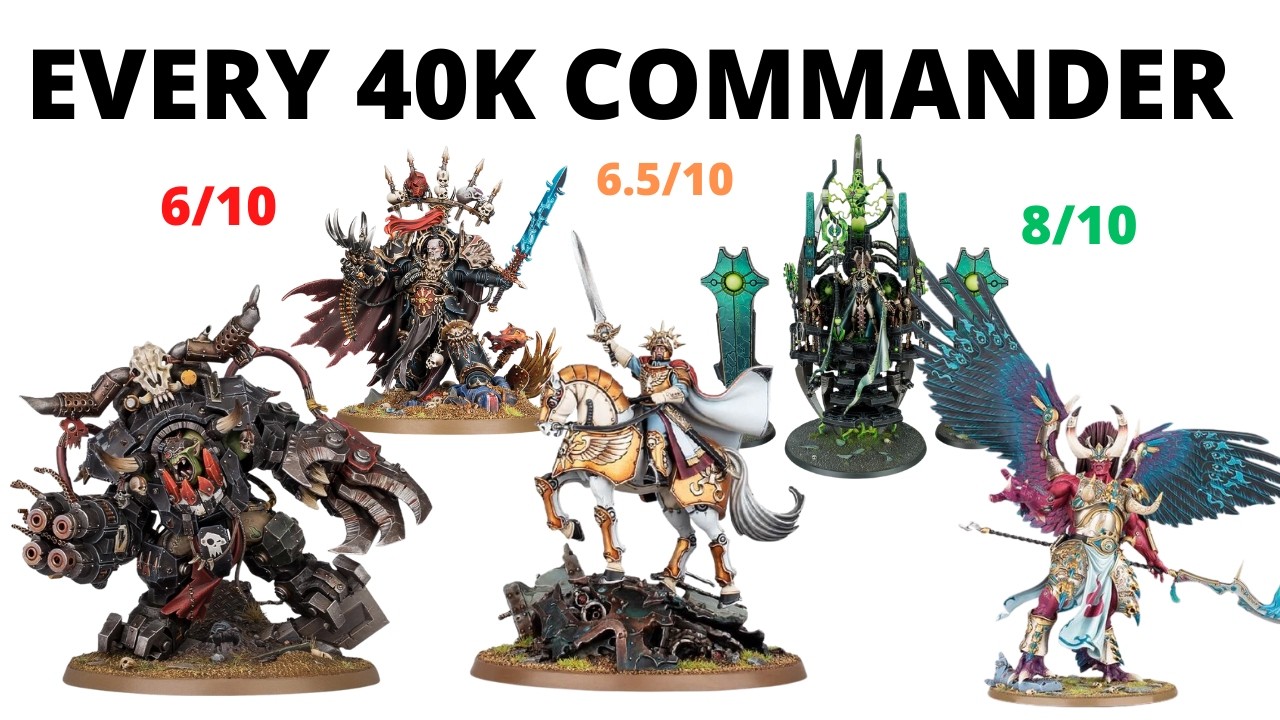 Ranking Every Faction's SUPREME COMMANDER in Warhammer 40K