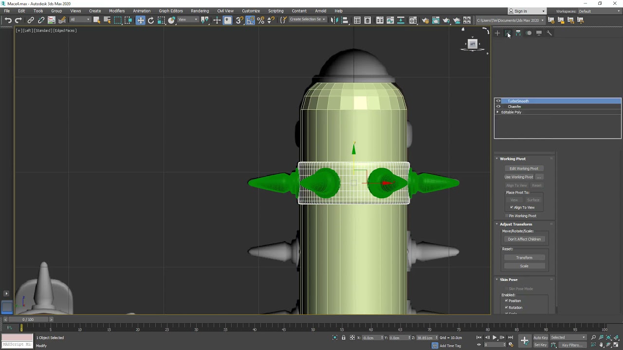 【委：ZB建模教程 3A级别游戏武器完整次世代教程ZBrush】高清教程 2 1 Mace Blockout