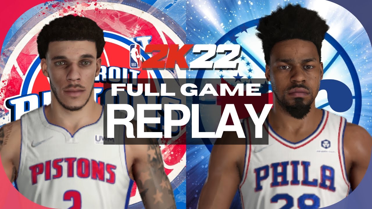PISTONS at 76ERS | FULL GAME REPLAY | January 6, 2020 [NBA 2K22]
