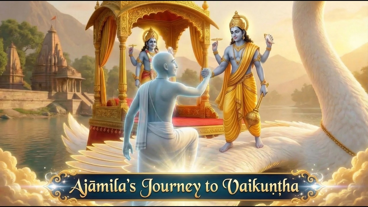 Ending Song of Ajamila short film by Yukta Vairagi Studio #bhakti #haridwar #harinam #vaikunthdham