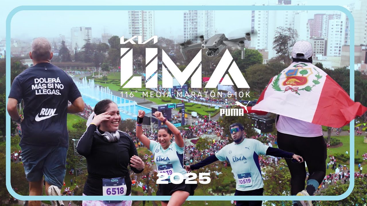 Media Maratón de Lima 2025 #Peru #Running #kia #puma