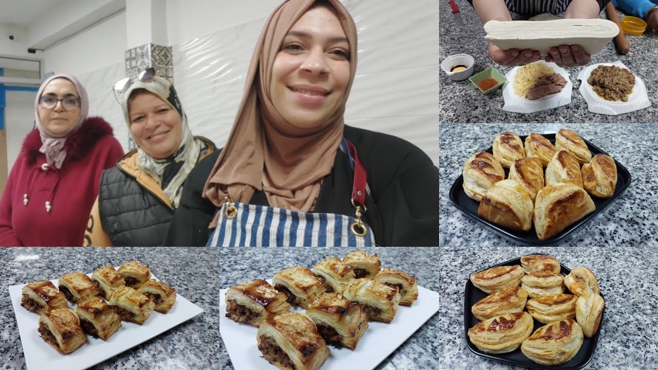 مملحات رمضان السريعة 🌙أسهل عجين مورق روعة كتوجديه فالحين بحشوة مميزة 🇲🇦👌🤗