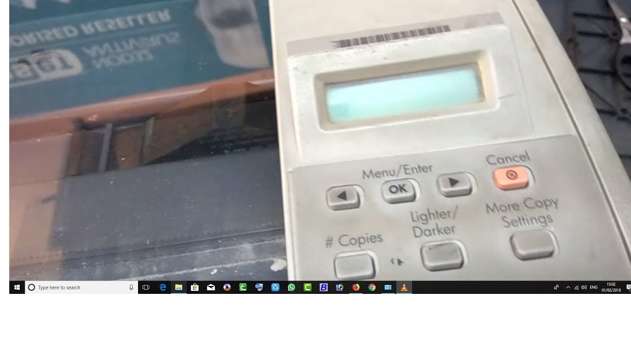 How to repair no display in hp laser jet m1005 printer