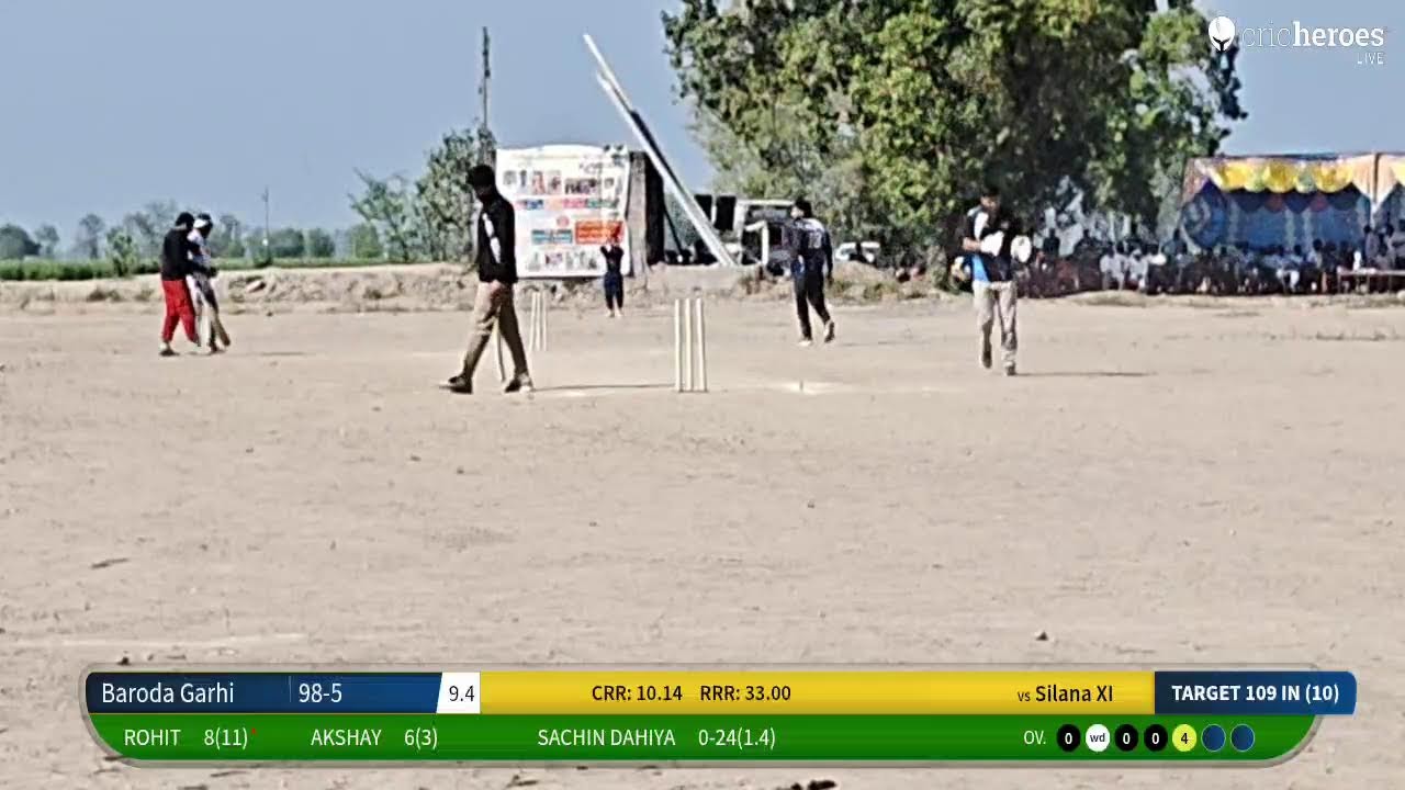 Silana XI vs Baroda Garhi live cricket match | Baroda Garhi live - Baroda Sonipat