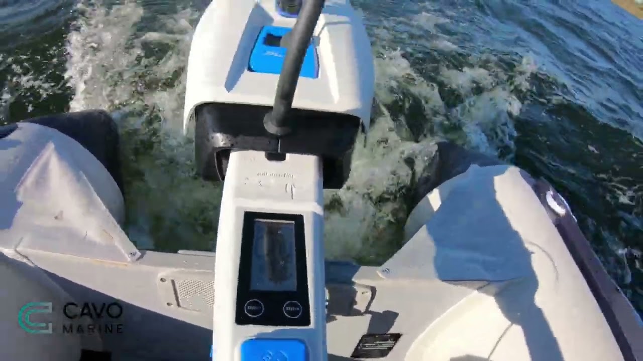 Ponton Cavo Marine 330 przy wietrze 25-30kts. Sobieszewo - Górki Zachodnie