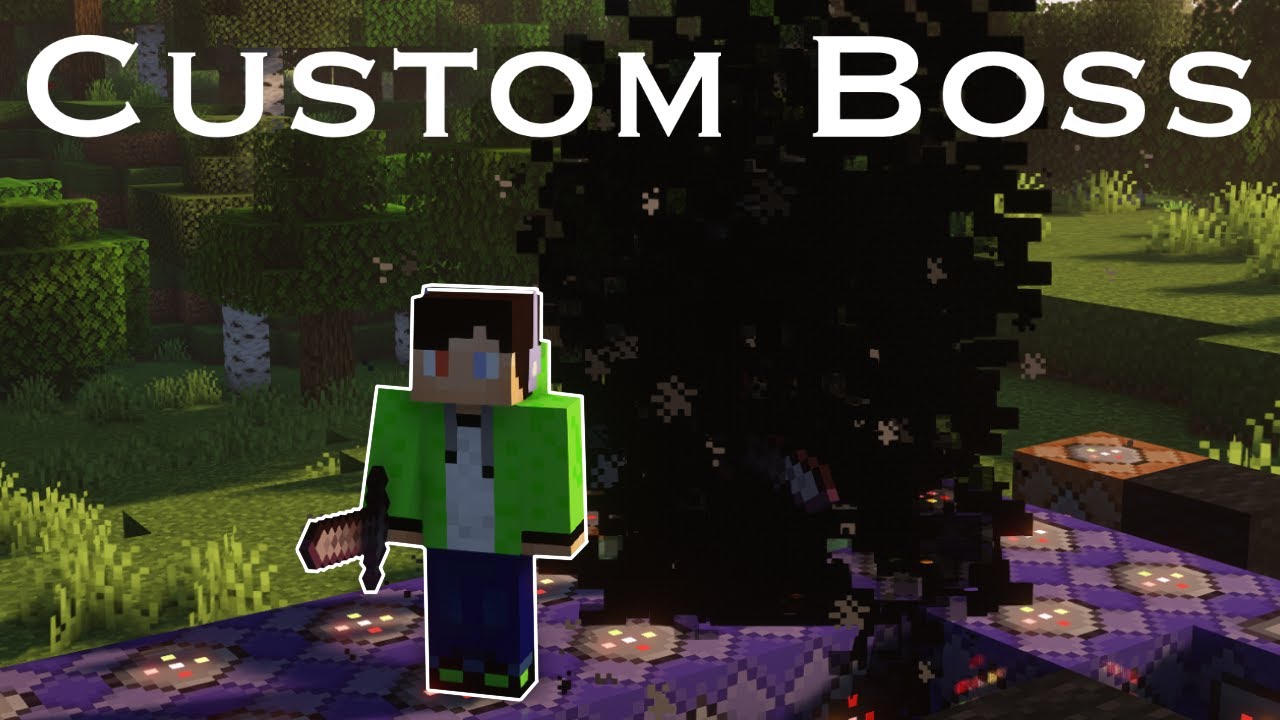 I Made a CUSTOM BOSS in VANILLA MINECRAFT!