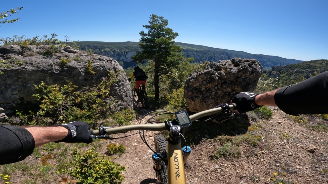 Les vignes  - gorge du tarn  (partie 1)   Vtt enduro🤩