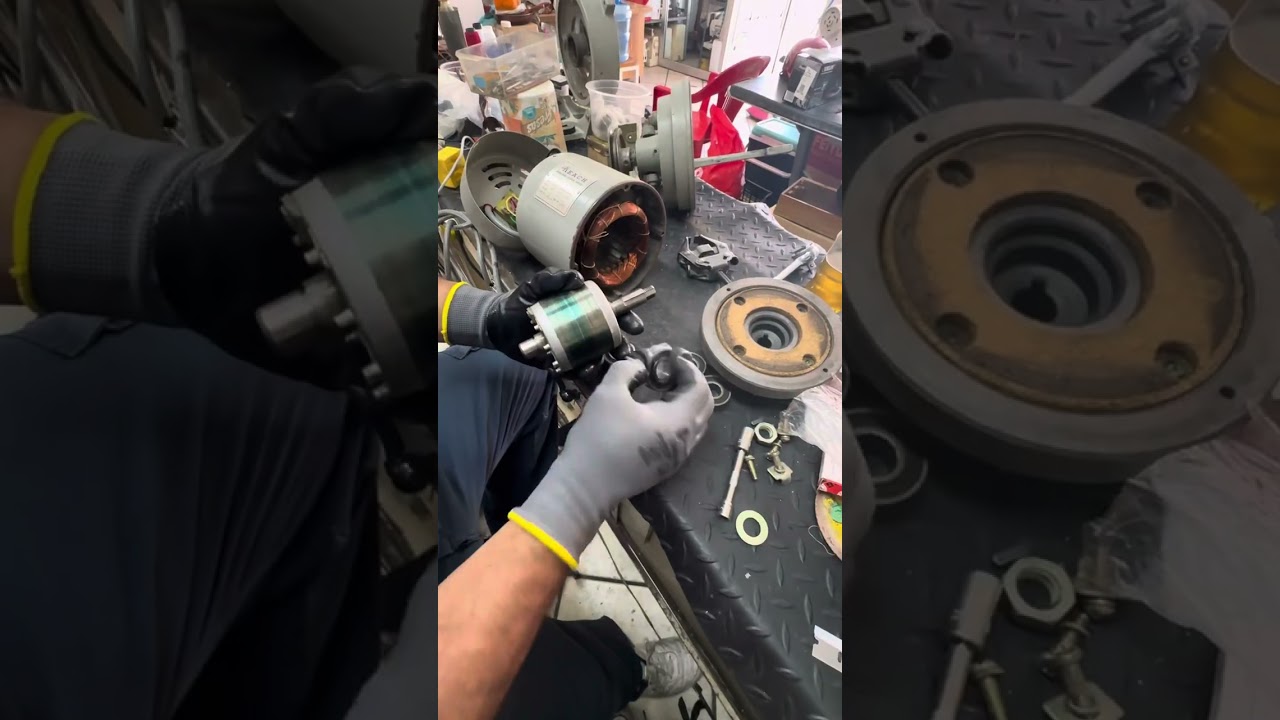 Cómo cambiar los baleros a un motor de máquina de coser industrial