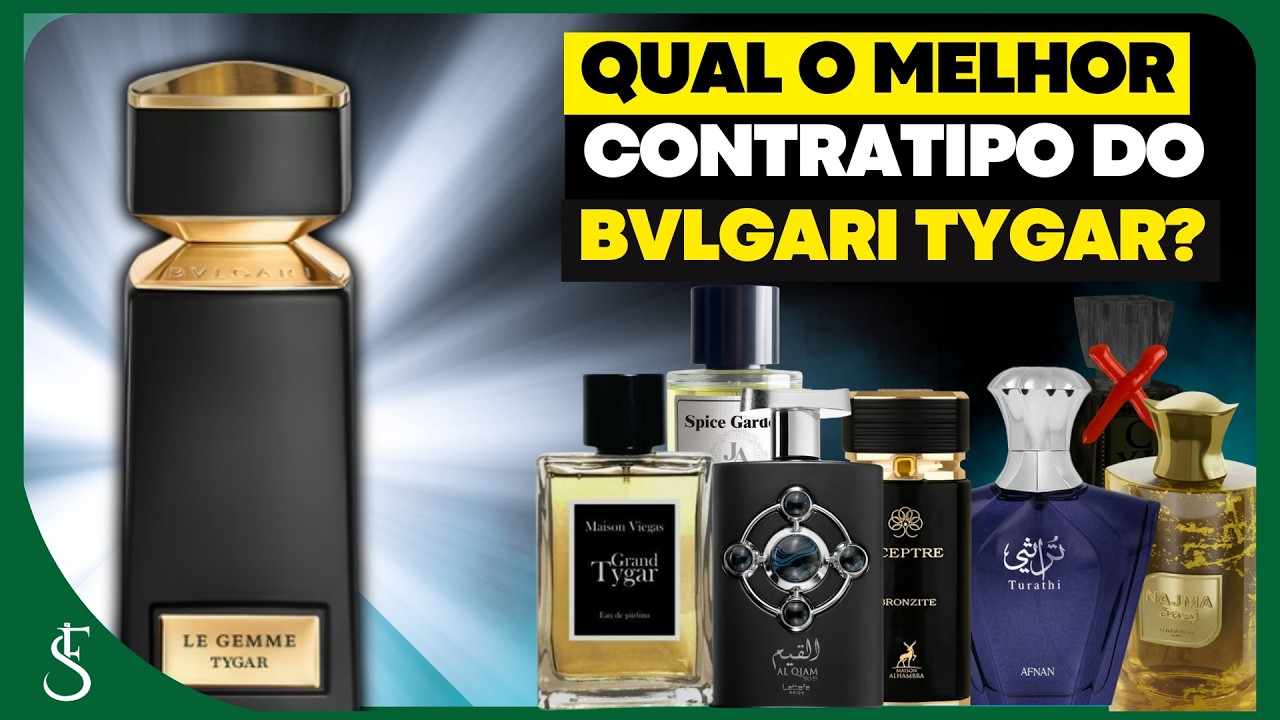 QUAL &eacute; o MELHOR CONTRATIPO do Bvlgari TYGAR |  A BATALHA mais CONTROVERSA de TODAS!!! #perfume