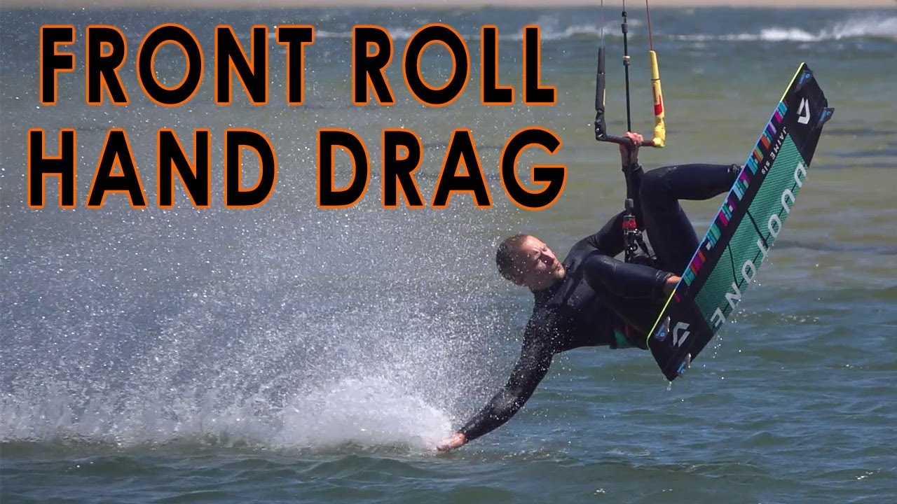 Kiteboard: Frontroll Hand Drag Tutorial