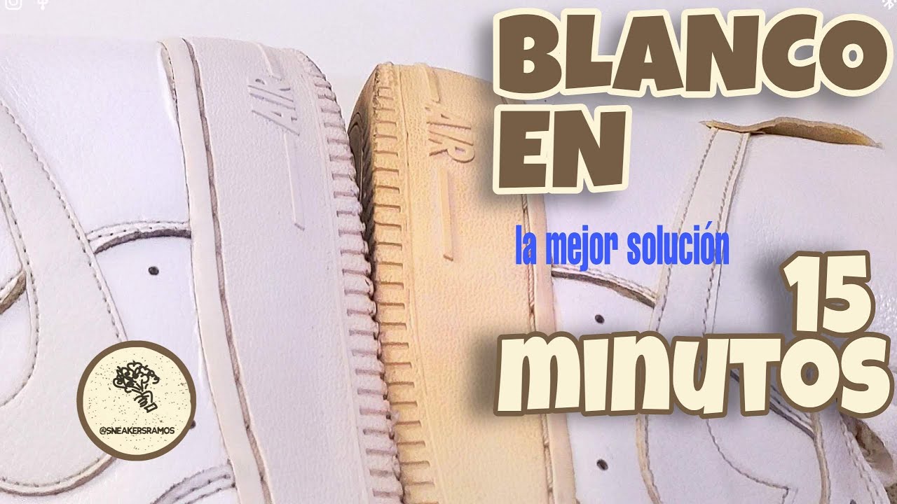YA NO sneakers AMARILLOS, tutorial para BLANQUEAR #sneakers #primervideo
