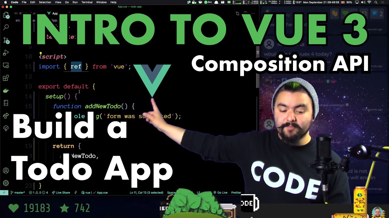 Intro to Vue 3 + Composition API: Build a Todo App