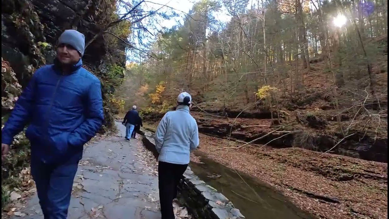 Hiking in Watkins Glen State Park