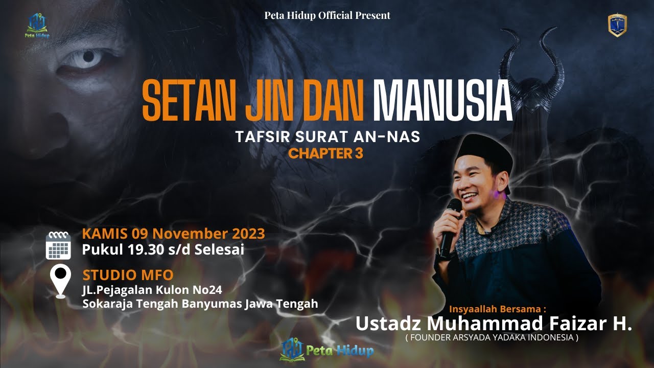 🔴 LIVE KAJIAN | SETAN JIN DAN MANUSIA - USTADZ MUHAMMAD FAIZAR