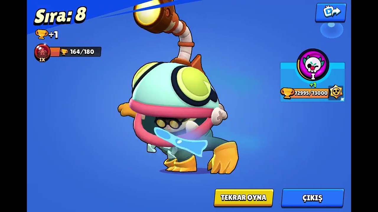 Brawl stars oynuyorum part 16 73 k kupa oldum