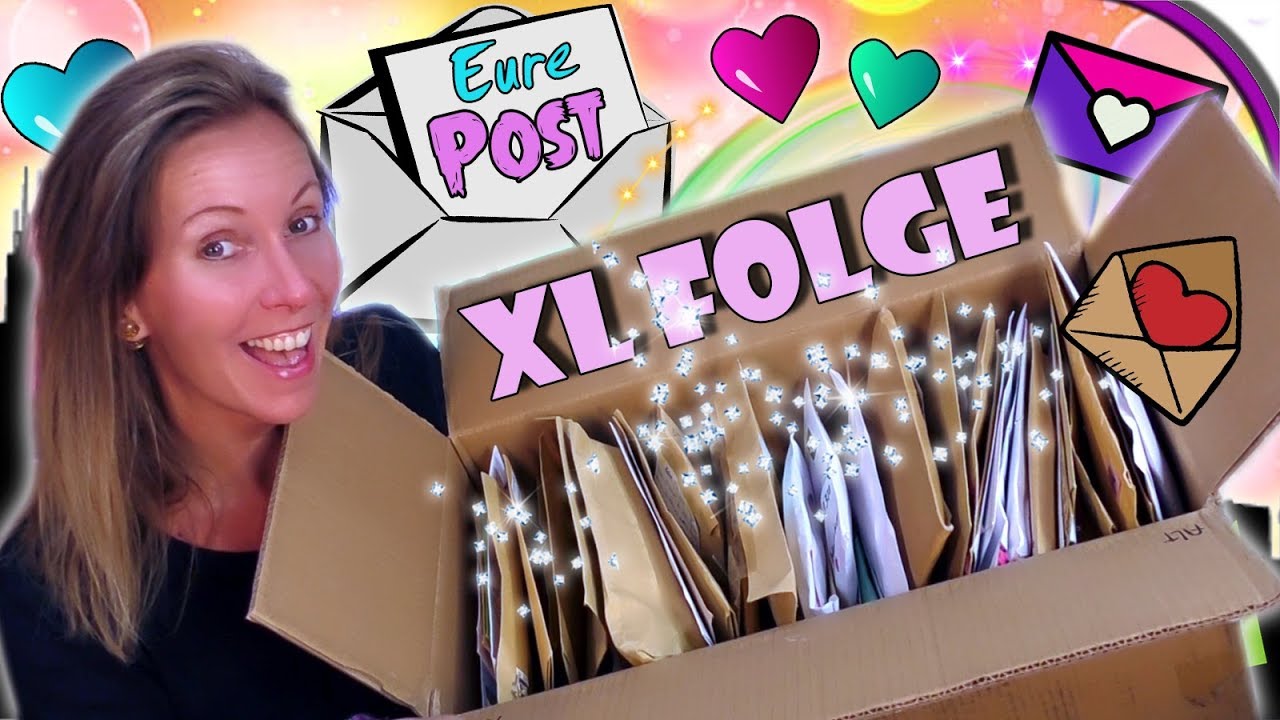 FANPOST auspacken XL Folge ✉ Unposting von Zuschauerbriefen 💖 Mailday