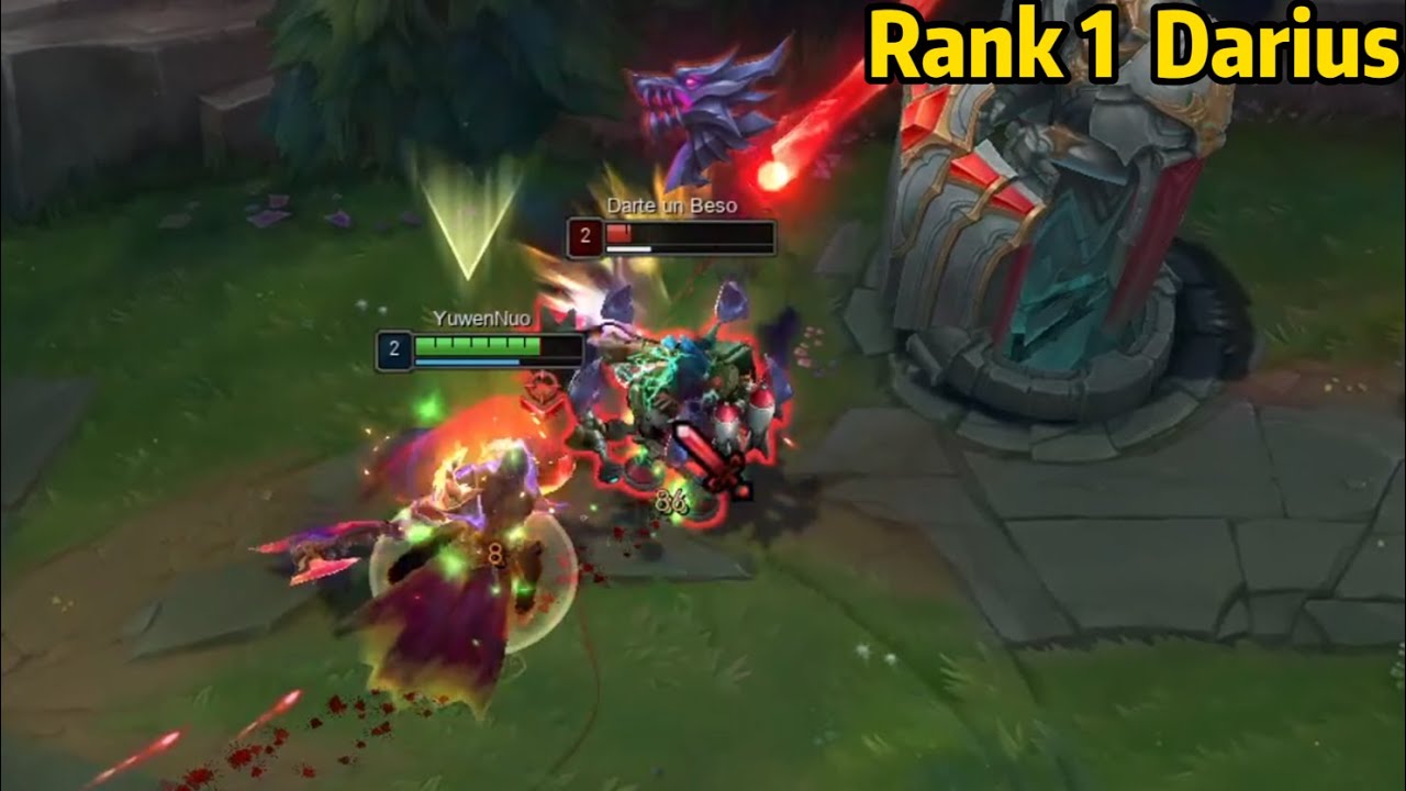 Rank 1 Darius: How to SOLO KILL Master Rumble at LEVEL 2!