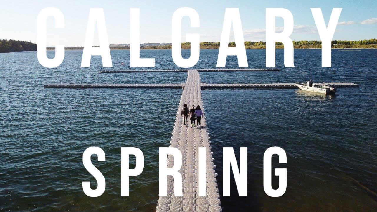 Spring In Calgary|Aerial 4k