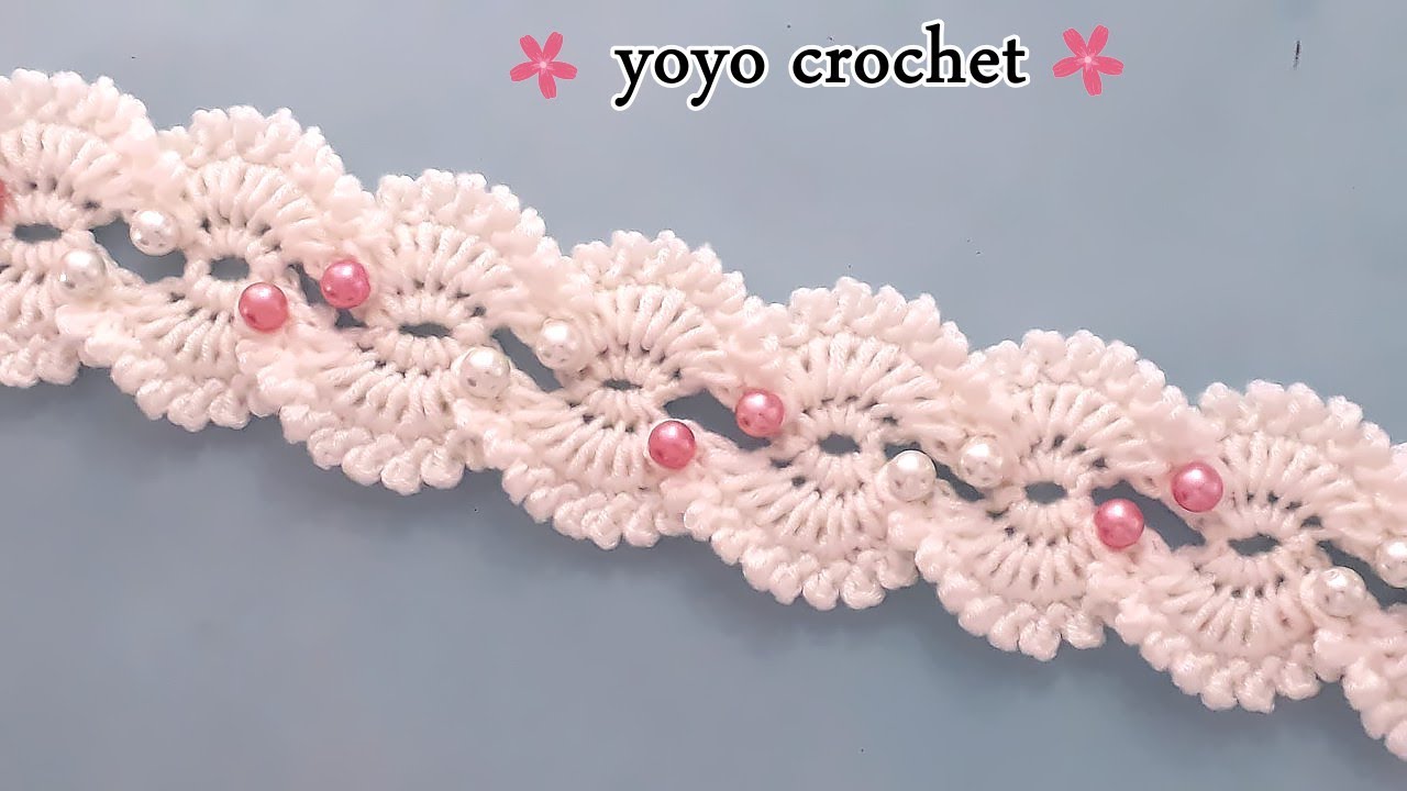 جديد // كروشية بندانة / ربطة شعر  بوحدات رائعة جداً  !!! Amazing crochet 