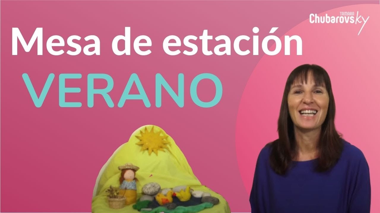 Mesa de estación: verano