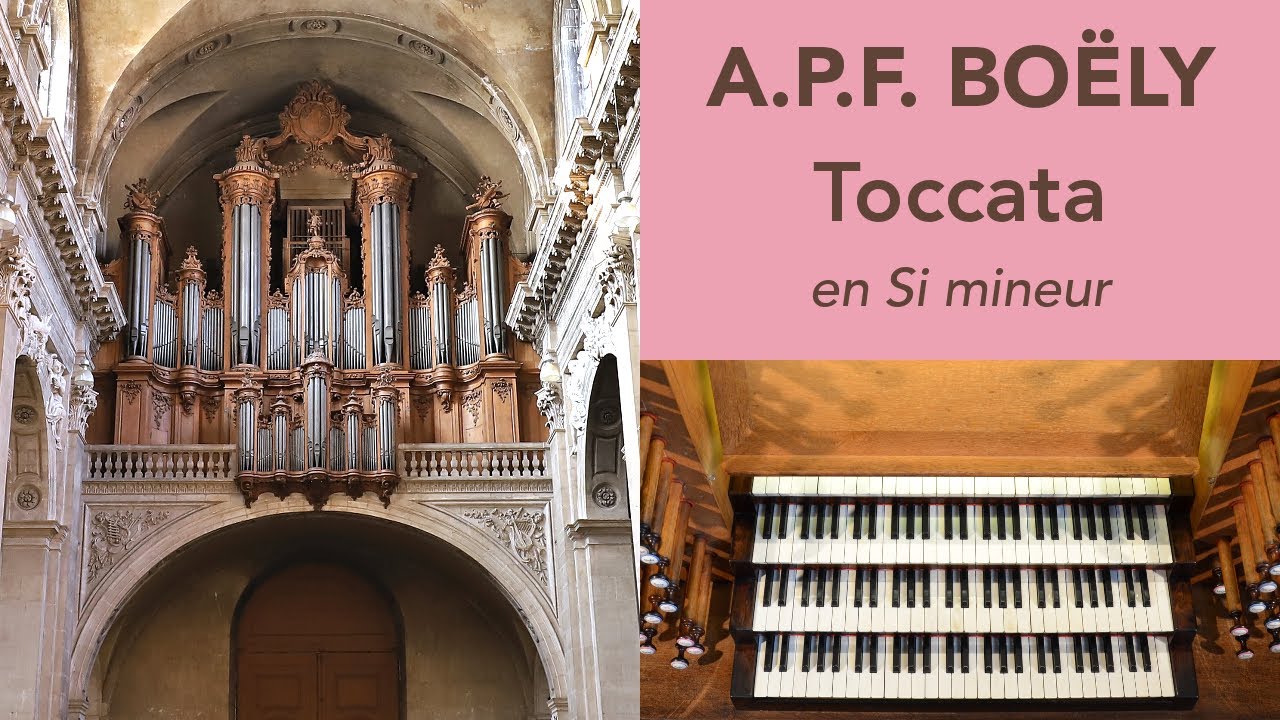 Orgue de la cathédrale de Nancy - Johann Vexo joue Boëly (Toccata)