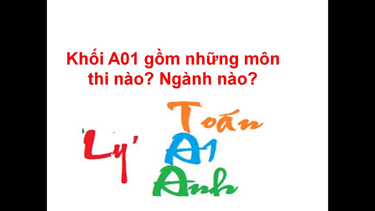 Khối A01 gồm những môn thi nào? Ngành nào? Hướng Nghiệp Vương Hiền