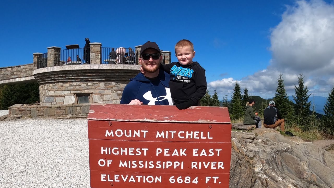 Mount Mitchell, North Carolina summit. 4K