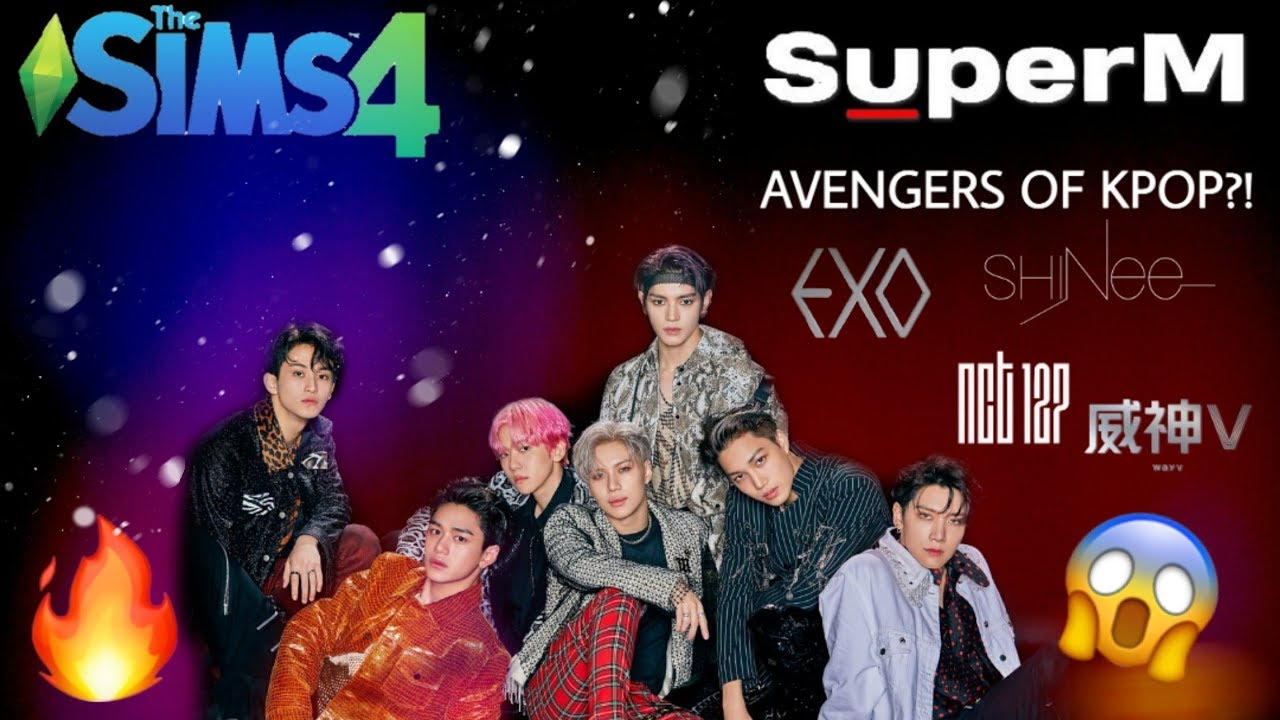 SIMS 4 CAS KPOP : SuperM 슈퍼엠