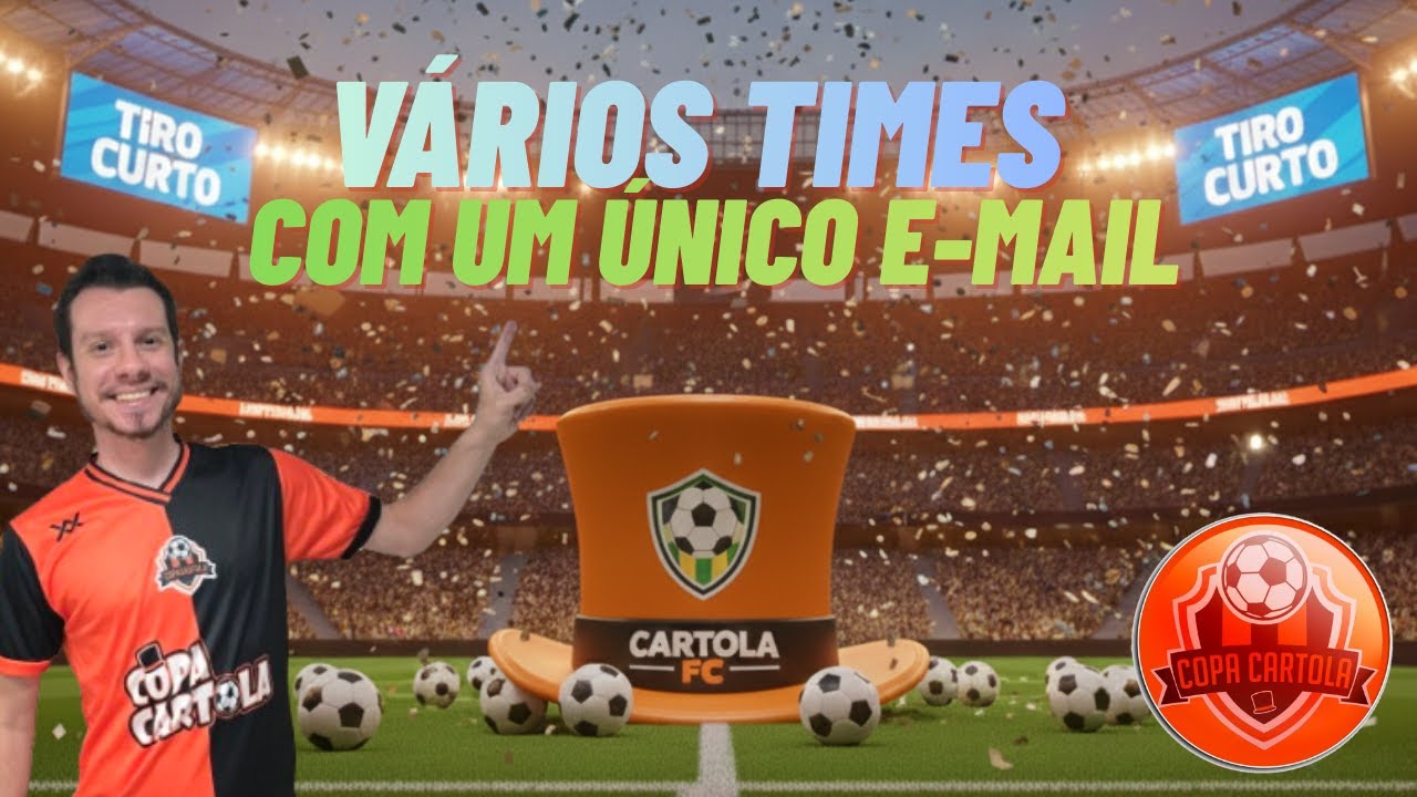 COMO CRIAR VÁRIOS TIMES NO CARTOLA USANDO APENAS UM EMAIL 