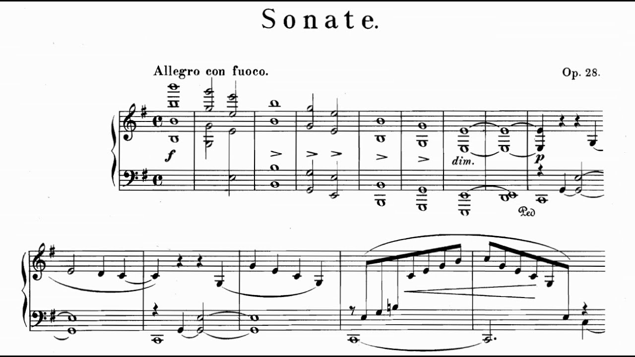 Niels Gade - Piano Sonata in E Minor, Op.28