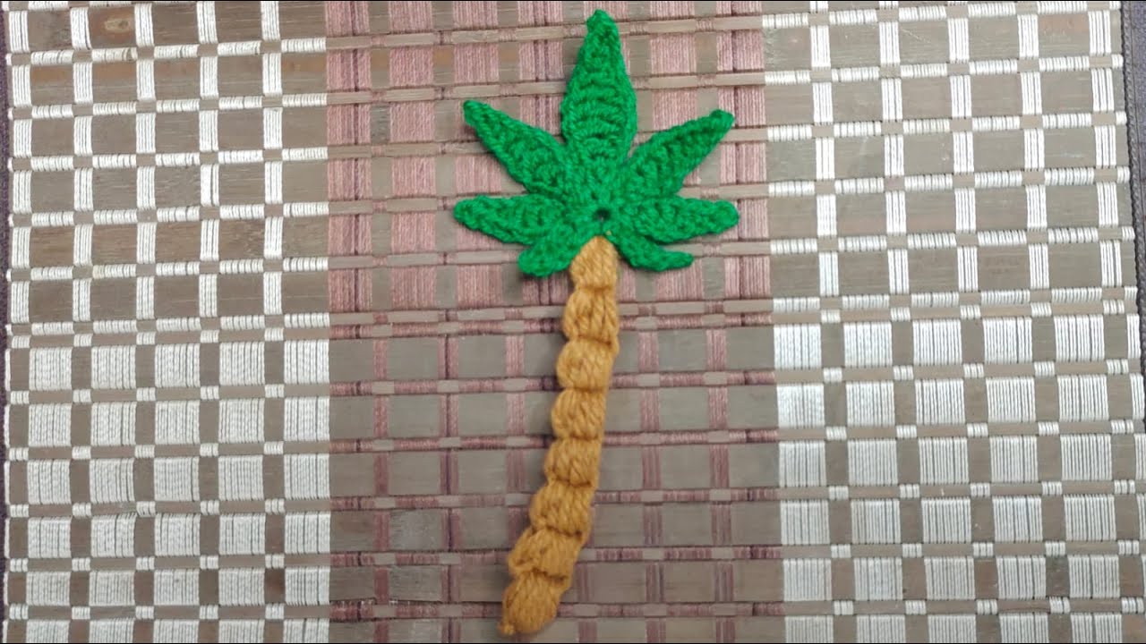 How to Crochet a Palm Tree | Free Crochet Pattern of Palm Tree | Crochet Free Pattern