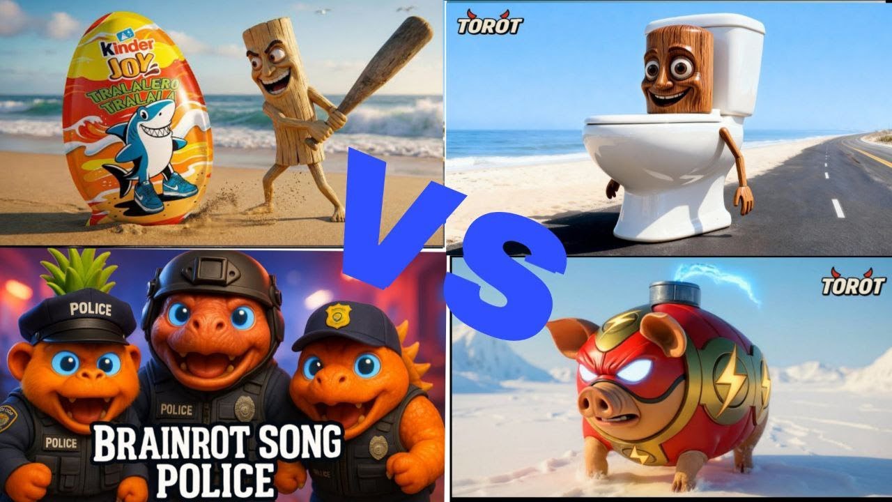 SKIBIDI TOILET LOGISTICS VS BRAINROT POLICE