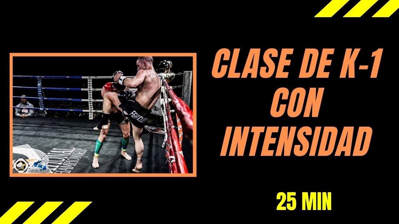 CLASE DE KICKBOXING K1 | #7 | ENTRENA DESDE CASA | 25 MIN