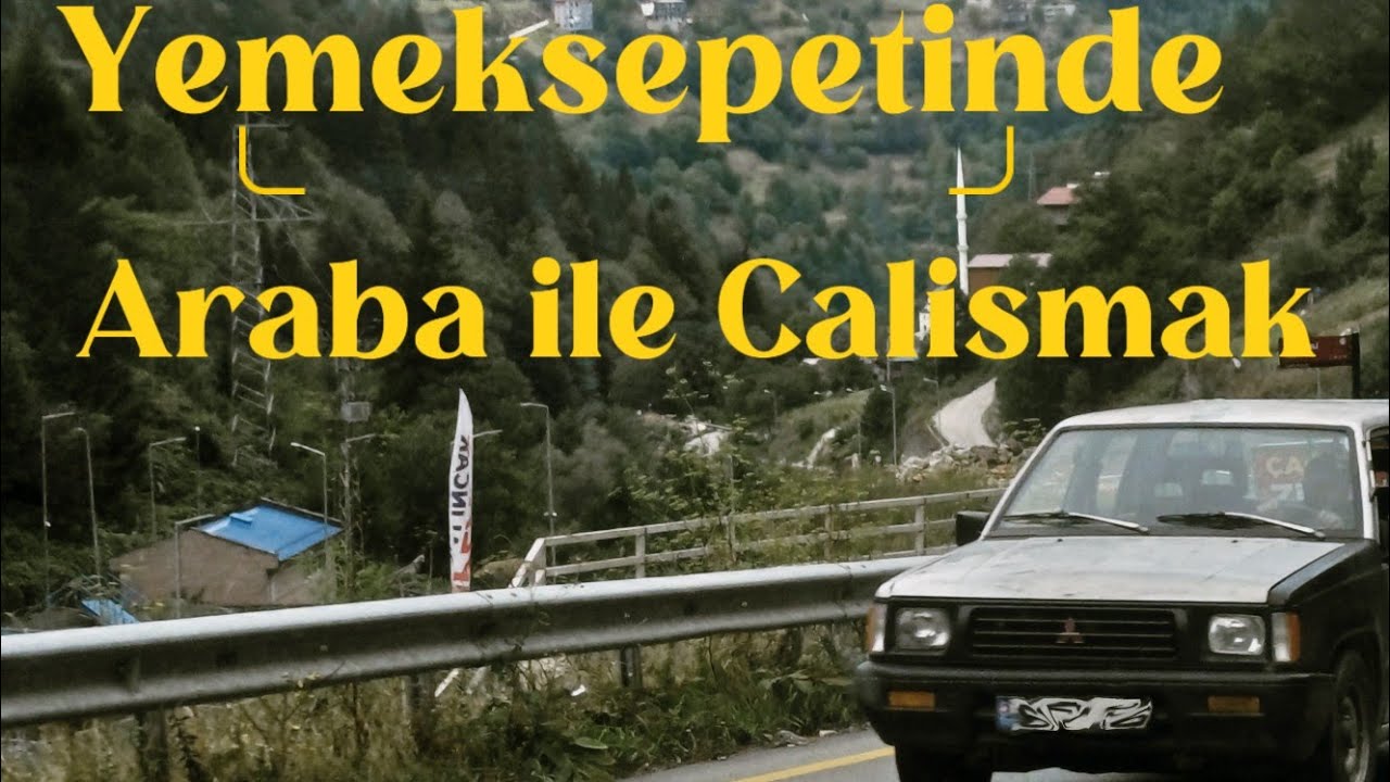 Yemeksepeti'nde Bir Günlüğüne Araba ile Paket attim