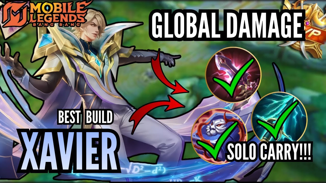 MLBB | XAVIER BEST BURST BUILD💥SOLO RANKED GAME